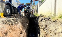 Serdivan Türkoğlu Caddesi’ne yeni yağmur suyu hattı