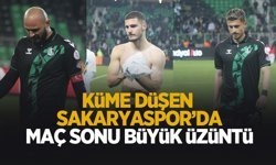 2 Lig'e düşen Sakaryaspor'da maç sonu büyük üzüntü