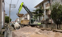 Erenler’in yeni ulaşım koridoruna SASKİ’den 5 kilometrelik yağmur suyu hattı