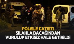 Şehirde hareketli saatler; Polis bacağından vurup etkisiz hale getirdi