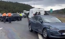 Bolu’da TEM Otoyolu’nda 10 araçlı zincirleme kaza: 6 yaralı