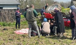 Düzce'de devrilen traktörün altında kalarak hayatını kaybetti