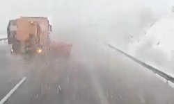 Bolu geçişinde yoğun kar yağışı