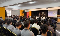 Bilim söyleşilerinde hidrojen üretimi anlatıldı