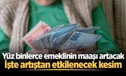 Yüz binlerce emeklinin maaşı artacak: İşte artıştan etkilenecek kesim