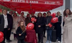 CHP İl Kadın Kolları’ndan “Umut Çadırı” etkinliği