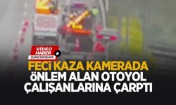 KMO'da 3 kişinin yaralandığı kaza kamerada