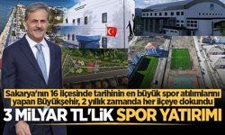 Sakarya'nın 16 ilçesinde tarihinin en büyük spor atılımlarını yapan Büyükşehir, 2 yıllık zamanda her ilçeye dokundu