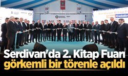 Serdivan'da 2. Kitap Fuarı görkemli bir törenle açıldı