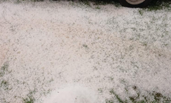 Yüksek kesimlerde dolu etkili oldu