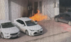 Komşuda panik anları; Dpoğalgaz kutusu patladı