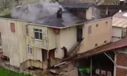 Karasu'da korkutan yangın