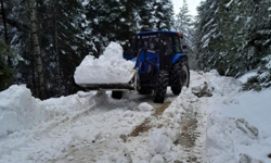 Yüksek kesimlerde karla mücadele
