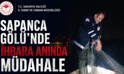 Sapanca Gölü'nde kaçak ağ operasyonu