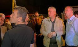 Başkan Çelik'ten Yazlık'taki yangın yerinde inceleme