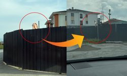 Kör nokta aynası inşaat alanının içinde kalmıştı... Tepkilerin ardından düzeltildi