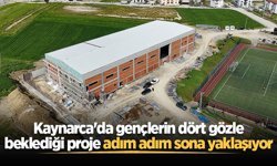 Kaynarca'da gençlerin dört gözle beklediği proje adım adım sona yaklaşıyor