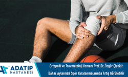 Ortopedi ve Travmatoloji Uzmanı Prof. Dr. Özgür Çiçekli: Bahar aylarında spor yaralanmalarında artış görülebilir