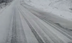 Çamdağı'nda kışı aratmayan görüntü