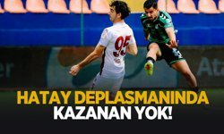 Hatayspor 1 Sakaryaspor 1
