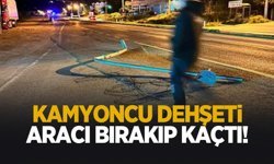 Kamyon şoförü karayolunu savaş alanına çevirdi