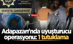 Adapazarı'nda uyuşturucu operasyonu: 1 tutuklama