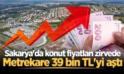 Sakarya'da konut fiyatları zirvede: Metrekare 39 bin TL'yi aştı