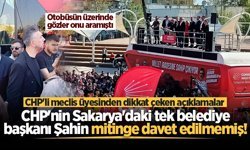 CHP'li meclis üyesinden dikkat çeken açıklamalar! Başkan Nihat Arda Şahin mitinge davet edilmemiş!