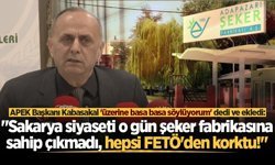 APEK Başkanı Karasakal: "Sakarya siyaseti o gün şeker fabrikasına sahip çıkmadı, hepsi FETÖ'den korktu!"