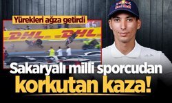 MotoGP'de Toprak Razgatlıoğlu'ndan korkutan kaza! Yürekleri ağza getirdi
