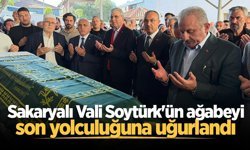 Sakaryalı Vali Soytürk'ün ağabeyi son yolculuğuna uğurlandı