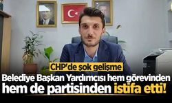 CHP'de şok gelişme: Belediye Başkan Yardımcısı hem görevinden hem de partisinden istifa etti!