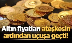Altın fiyatları ateşkesin ardından aniden fırladı