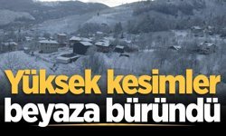 Sakarya'nın yüksek kesimleri beyaza büründü