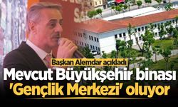 Başkan Alemdar açıkladı: Mevcut Büyükşehir binası 'Gençlik Merkezi' oluyor