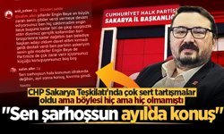 CHP Sakarya Teşkilatı’nda çok sert tartışmalar oldu ama böylesi hiç ama hiç olmamıştı: "Sen şarhoşsun ayılda konuş"