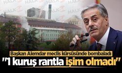 Başkan Yusuf Alemdar meclis kürsüsünde bombaladı: "1 kuruş rantla işim olmadı"