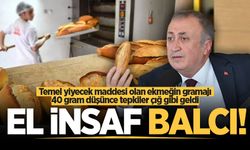 Temel yiyecek maddesi olan ekmeğin gramajı 40 gram düşünce tepkiler çığ gibi geldi: El insaf Balcı!
