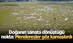 Doğanın sanata dönüştüğü nokta: Menderesler göz kamaştırdı