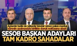 SESOB başkan adayları tam kadro sahadalar
