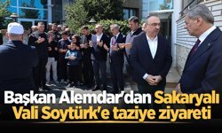 Başkan Alemdar'dan Sakaryalı Vali Soytürk'e taziye ziyareti