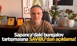 Sapanca'daki bungalov tartışmasına SAVİBU'dan açıklama!