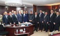 Oda başkanlarından Balcı'ya ziyaret