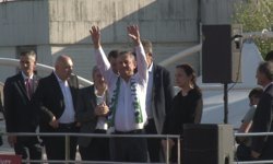 Özgür Özel'in Sakarya mitinginden fotoğraflar