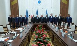 Başkan Dinç, BBP lideri Destici'nin Özbekistan programına katıldı