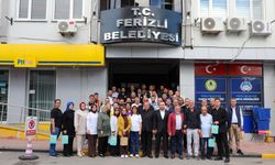 Ferizli Belediyesi'nde bayramlaşma heyecanı