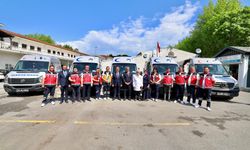 3 yeni hasta nakil ambulansı hizmete başladı