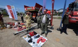 Orman yangınlarına karşı hazırlık tatbikatı