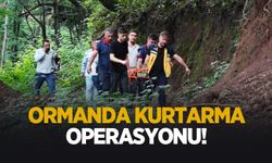 Kayalıklara sıkışan motosikletliye patpatlı kurtarma operasyonu