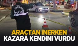 Belindeki silah ateş aldı: Ayağından yaralandı
